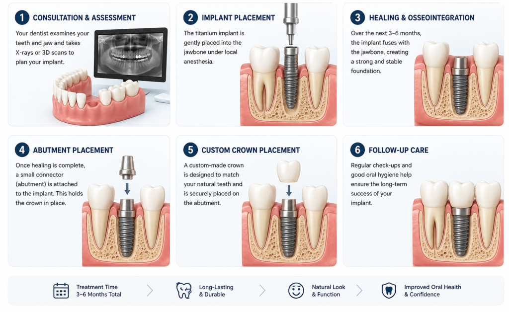 single tooth implant proceedure